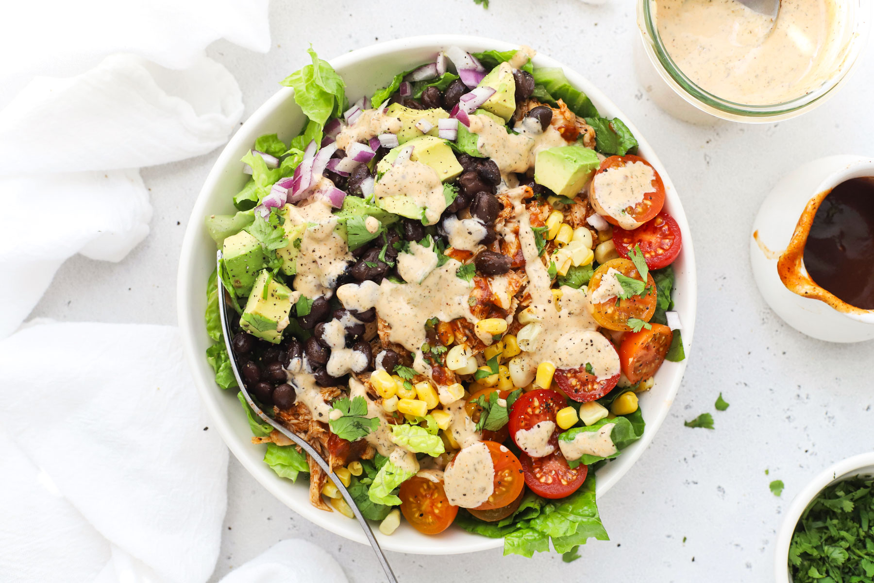 Grill & Chill: Easy BBQ Ranch Chicken Cobb Salad for Busy Nights